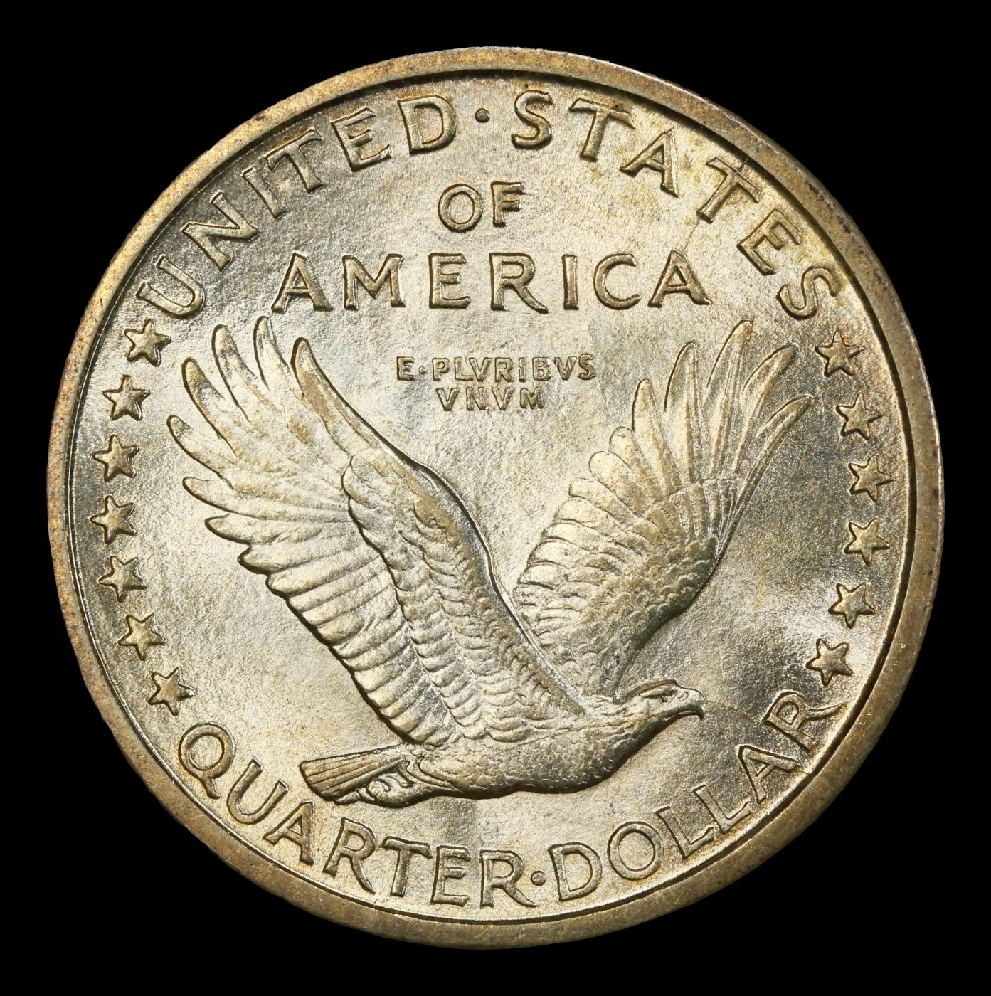 1917-d Ty I Standing Liberty Quarter 25c ms66+ fh SEGS