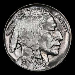 1937-p Buffalo Nickel Near Top Pop 5c ms67+ SEGS