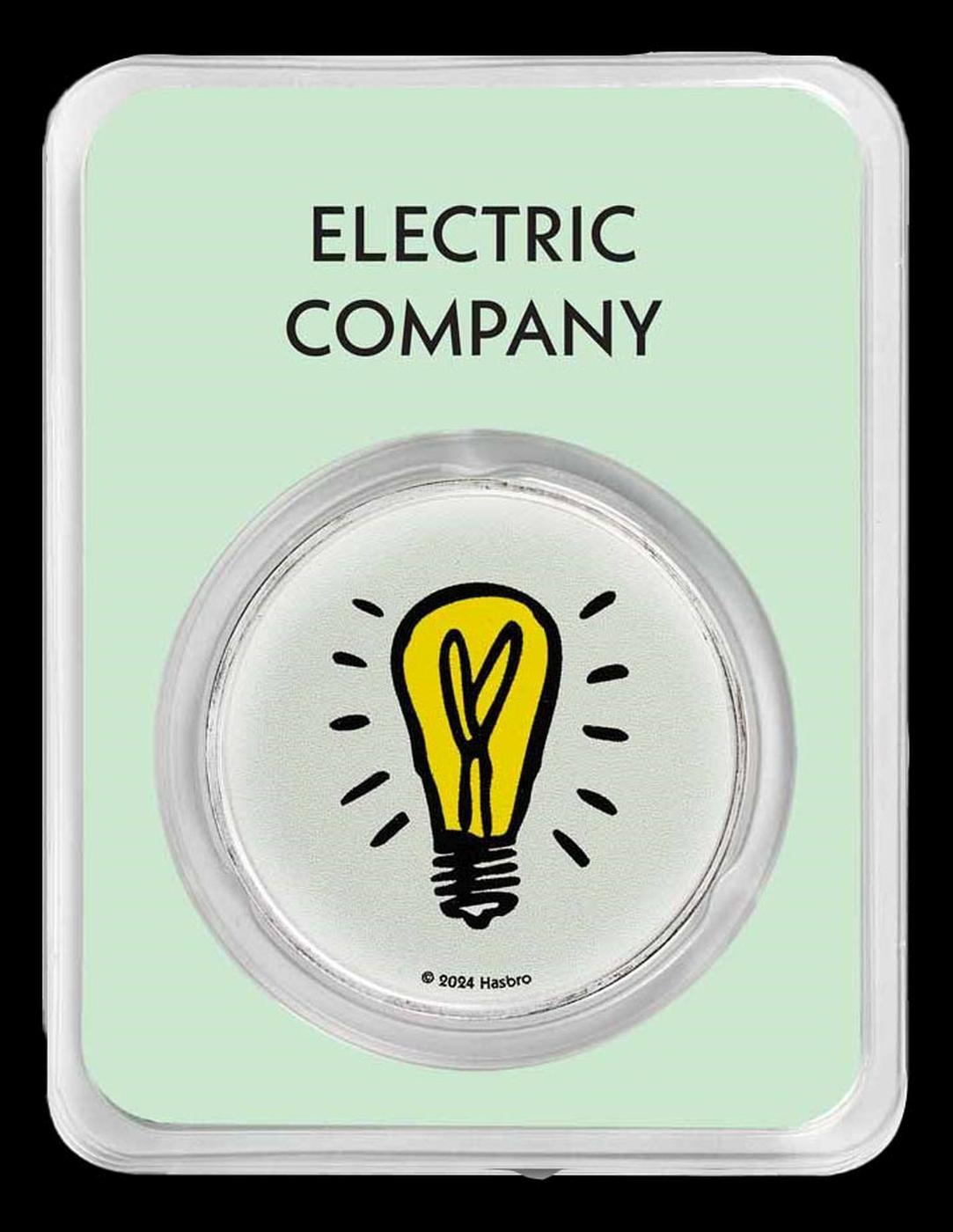 2024 Eletric Company Monopoly 1oz .999 Silver Round Colorized Samoa Round