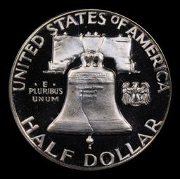1957 Proof Franklin Half Dollar TOP POP! 50c pr69 DCAM SEGS