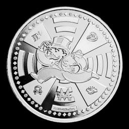 2024 Mr. Monopoly 1oz .999 Silver Round Samoa Round