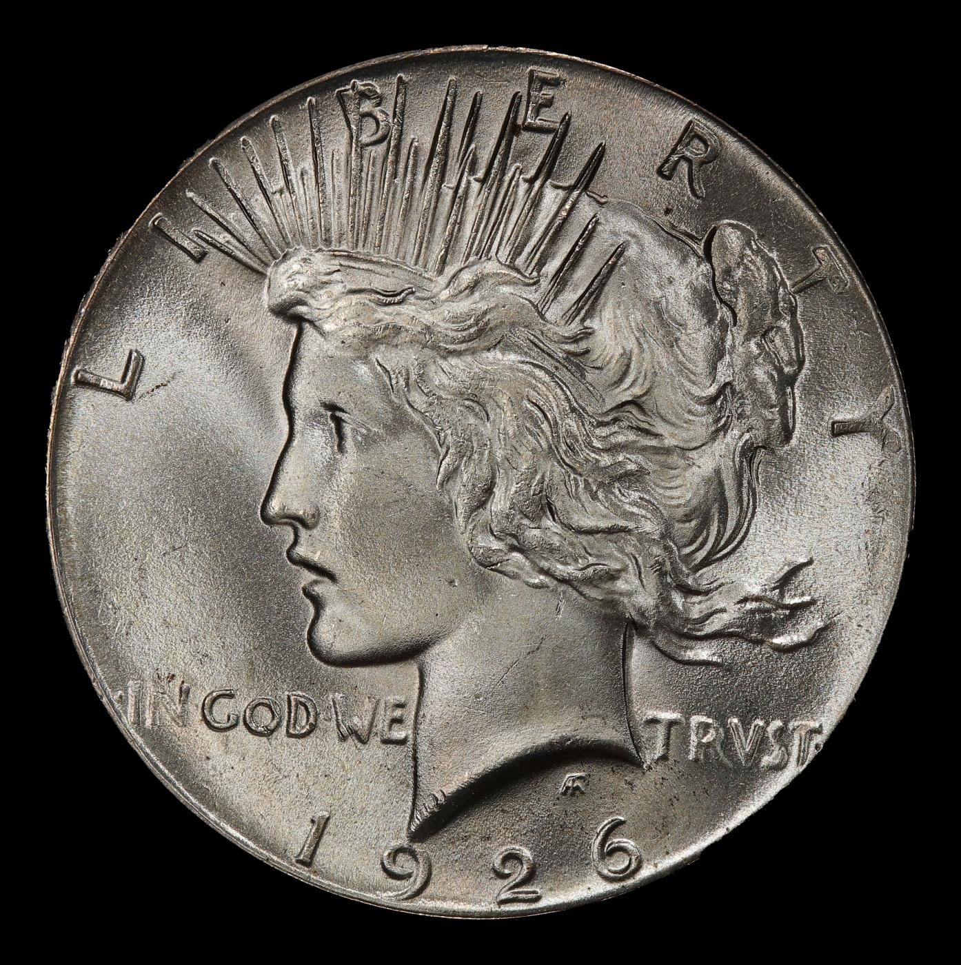 1926-p Peace Dollar Near Top Pop $1 ms66+ SEGS