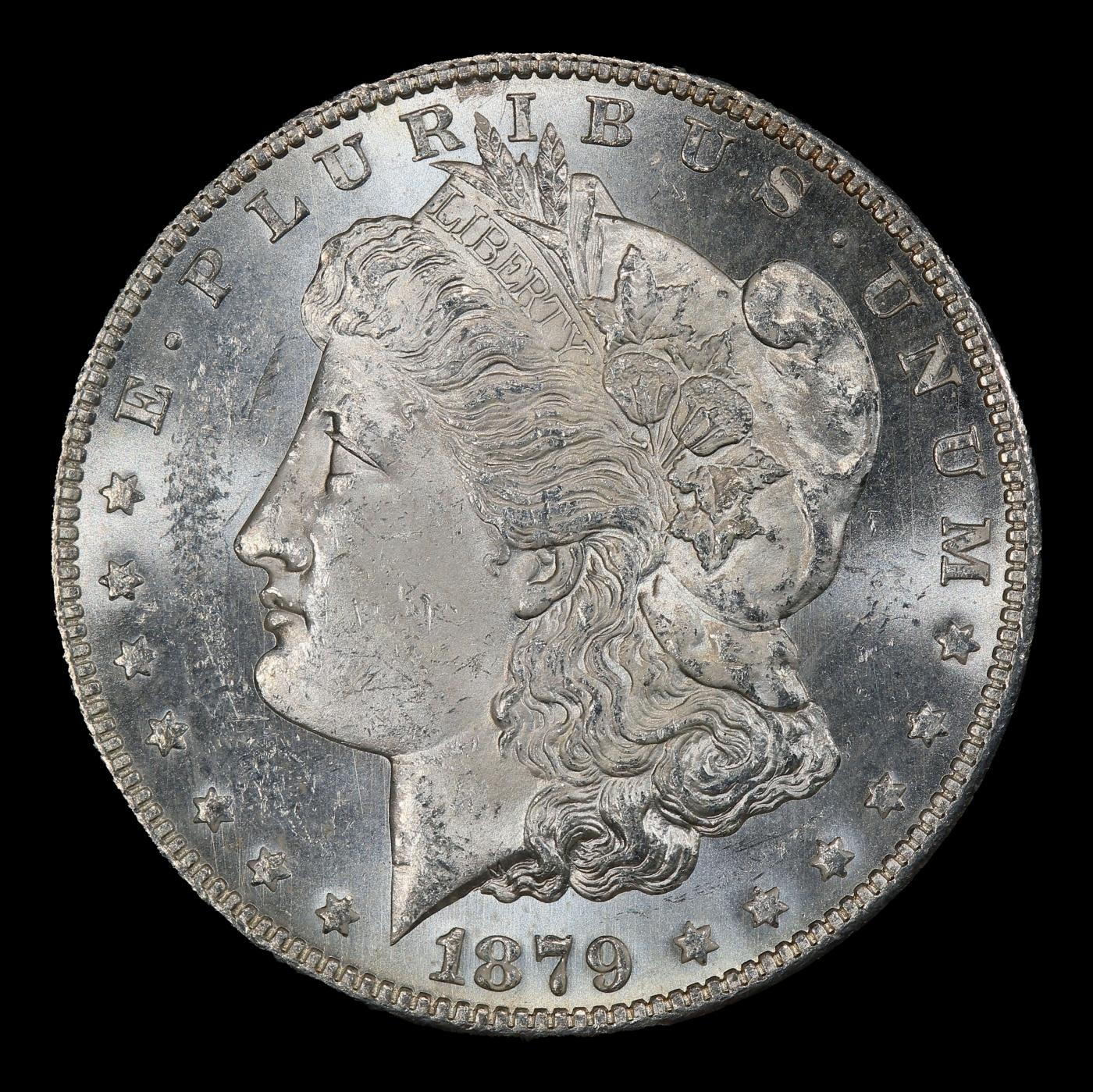 1879-s Rev '78 Top 100 Morgan Dollar Near Top Pop $1 ms65+ SEGS