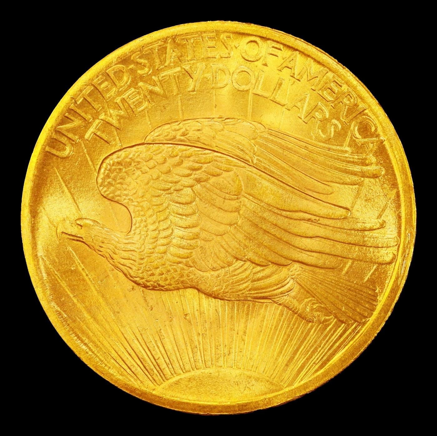 1907-p Gold St. Gaudens Double Eagle Near Top Pop $20 ms67 SEGS