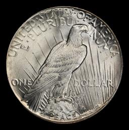 1928-p Peace Dollar Near Top Pop $1 ms66 SEGS