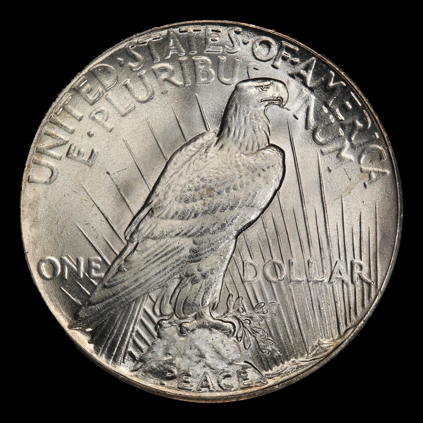 1928-p Peace Dollar Near Top Pop $1 ms66 SEGS
