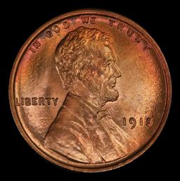 1915-p Lincoln Cent 1c ms65+ rd SEGS