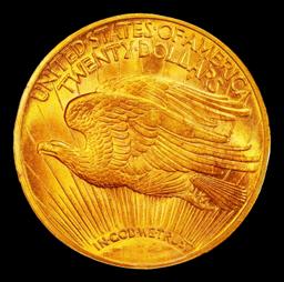 1923-p Gold St. Gaudens Double Eagle Near Top Pop! $20 ms65+ SEGS