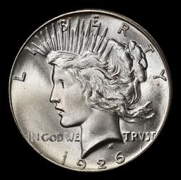 1926-p Peace Dollar $1 Grades ms65
