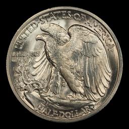 1942-d Walking Liberty Half Dollar 50c ms66+ SEGS