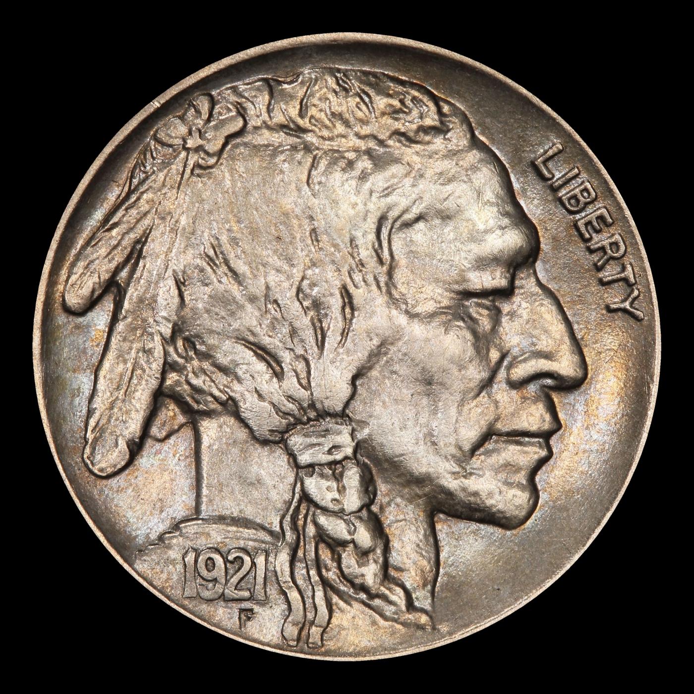 1921-p Buffalo Nickel 5c Grades au58