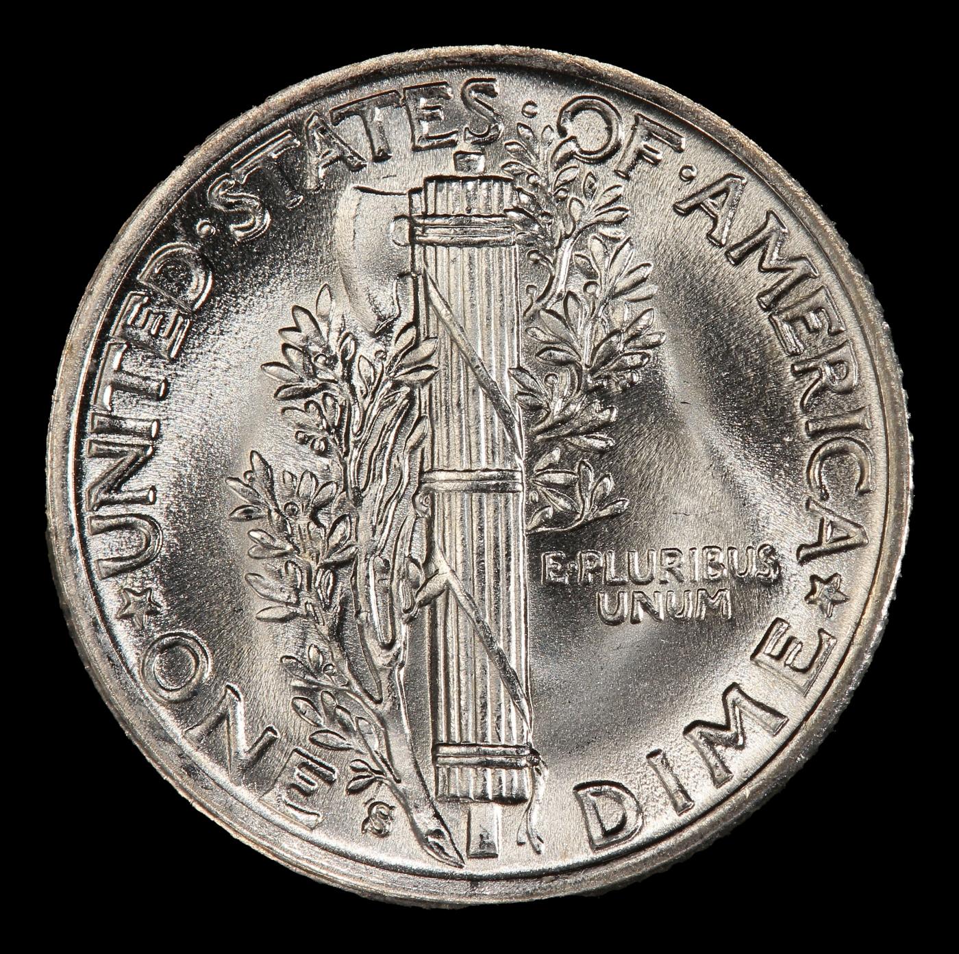1942-s Mercury Dime TOP POP! 10c ms68+ FSB SEGS