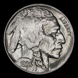 1926-d Buffalo Nickel Near Top Pop 5c ms66 SEGS