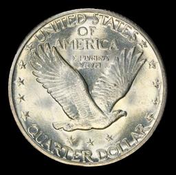 1929-p Standing Liberty Quarter Near Top Pop! 25c ms66+ FH SEGS