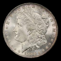 1885-o Morgan Dollar Near Top Pop $1 ms67+ SEGS
