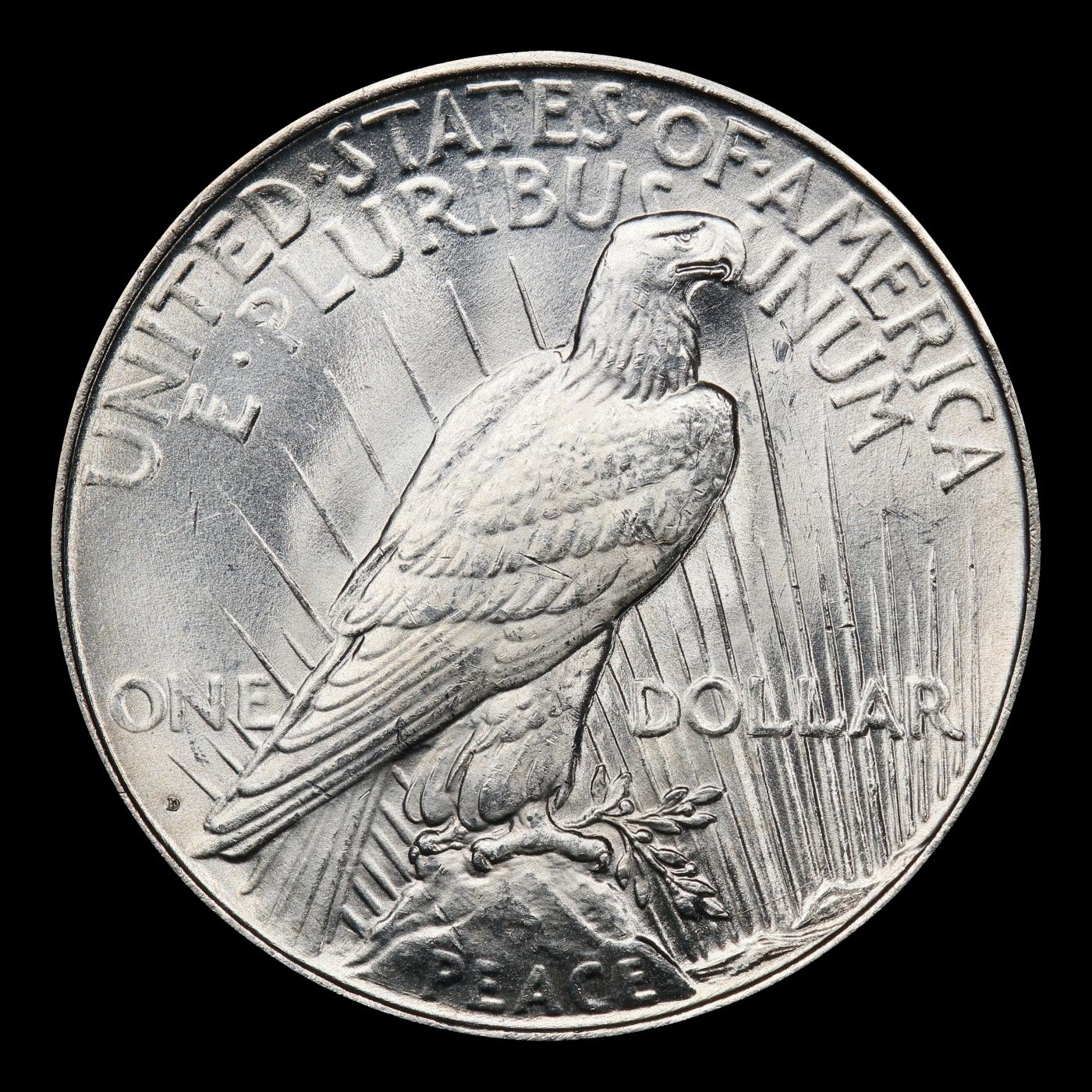 1927-d Peace Dollar $1 ms64+ SEGS