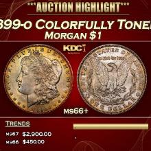 1899-o Morgan Dollar Colorfully Toned $1 ms66+ SEGS