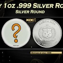 2024 Chance Monopoly 1oz .999 Silver Round Colorized Samoa Round