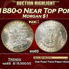 1880-o Morgan Dollar Near Top Pop $1 ms65 SEGS
