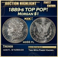 1889-s Morgan Dollar TOP POP! $1 ms66 pl SEGS