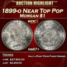 1899-o Morgan Dollar Near Top Pop $1 ms67+ SEGS