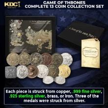 Game of Thrones A Song of Ice and Fire Complete 13 Coin Collection Set Other Toy