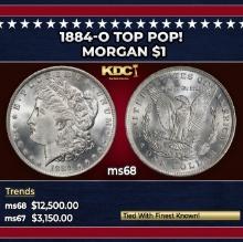 1884-o Morgan Dollar TOP POP! $1 ms68 SEGS