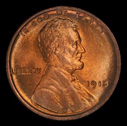 1915-p Lincoln Cent 1c ms66 rd SEGS