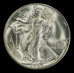 1943-s Walking Liberty Half Dollar TOP POP! 50c ms67+ SEGS