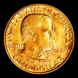 1922 Grant w/Star Gold Commem Dollar TOP POP! 1 ms68+ SEGS