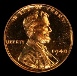 1940 Proof Lincoln Cent TOP POP! 1c pr67 rd cam SEGS