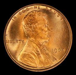 1909 VDB Lincoln Cent Near Top Pop 1c ms67+ RD SEGS