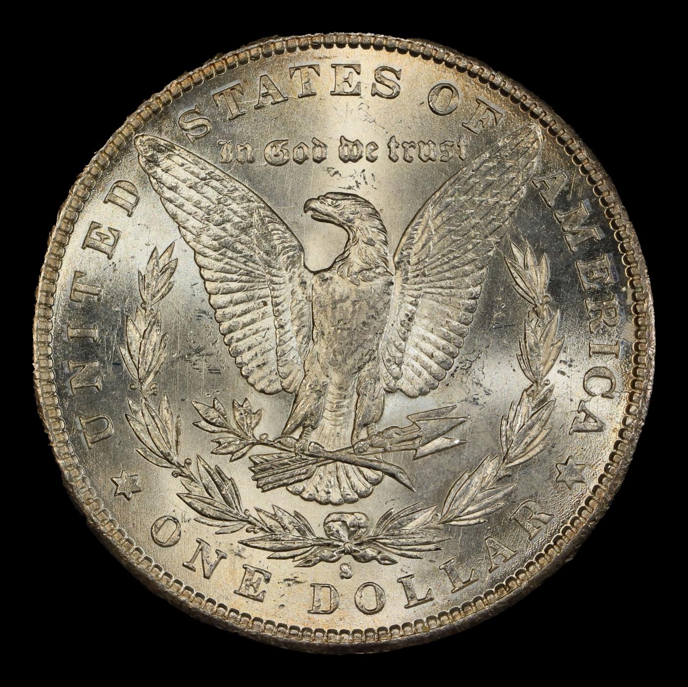 1890-s Morgan Dollar Near Top Pop! $1 ms66+ SEGS