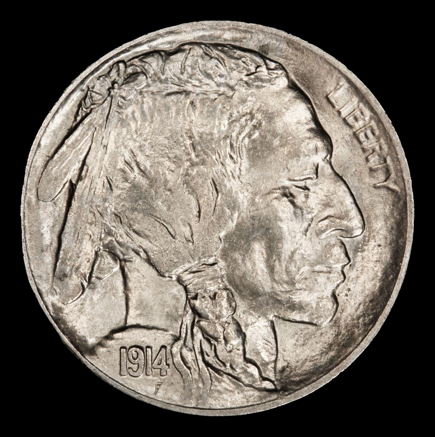 1914-d Buffalo Nickel 5c ms65 SEGS