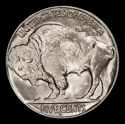 1914-d Buffalo Nickel 5c ms65 SEGS