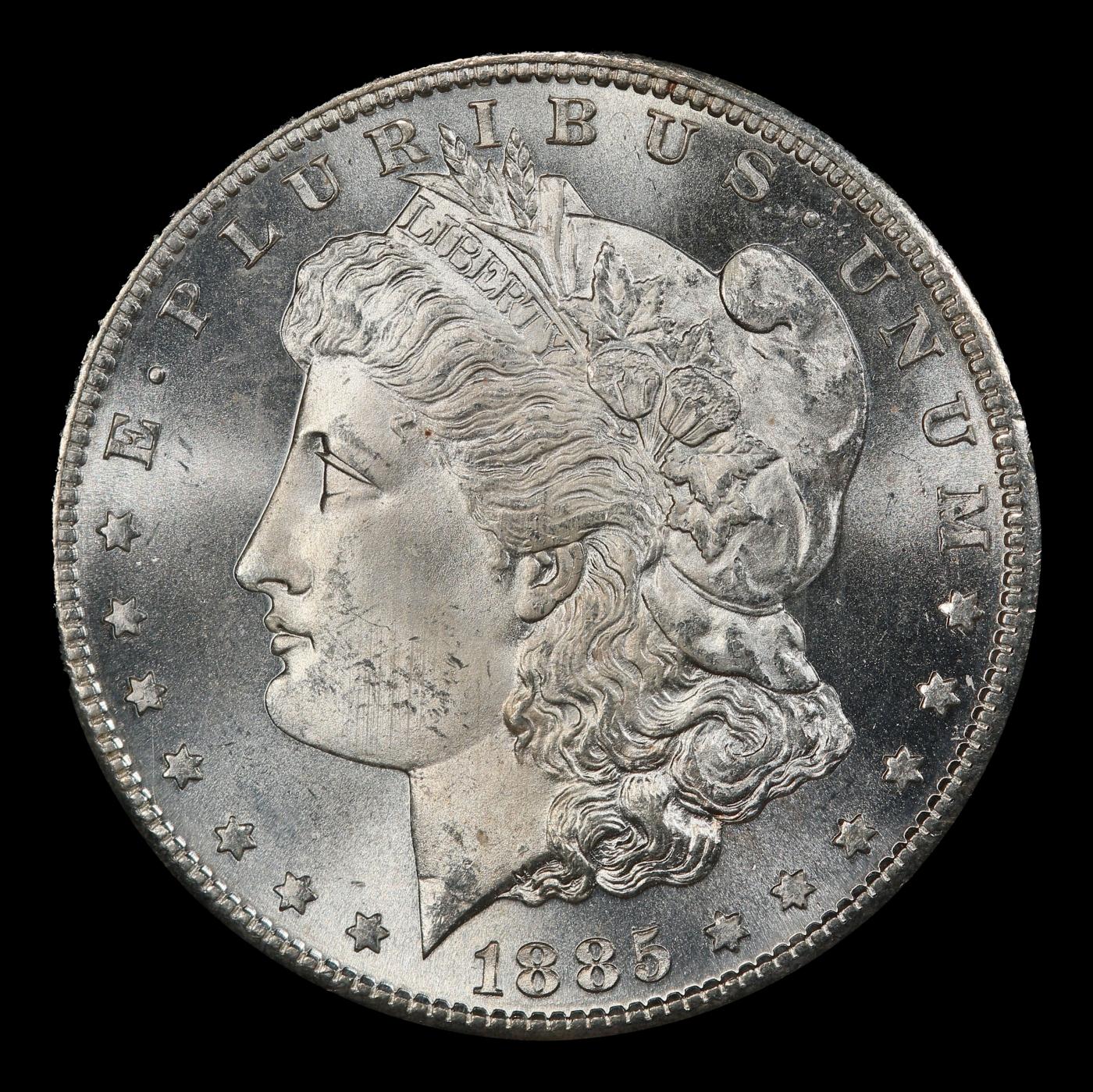 1885-s Morgan Dollar $1 ms65+ SEGS