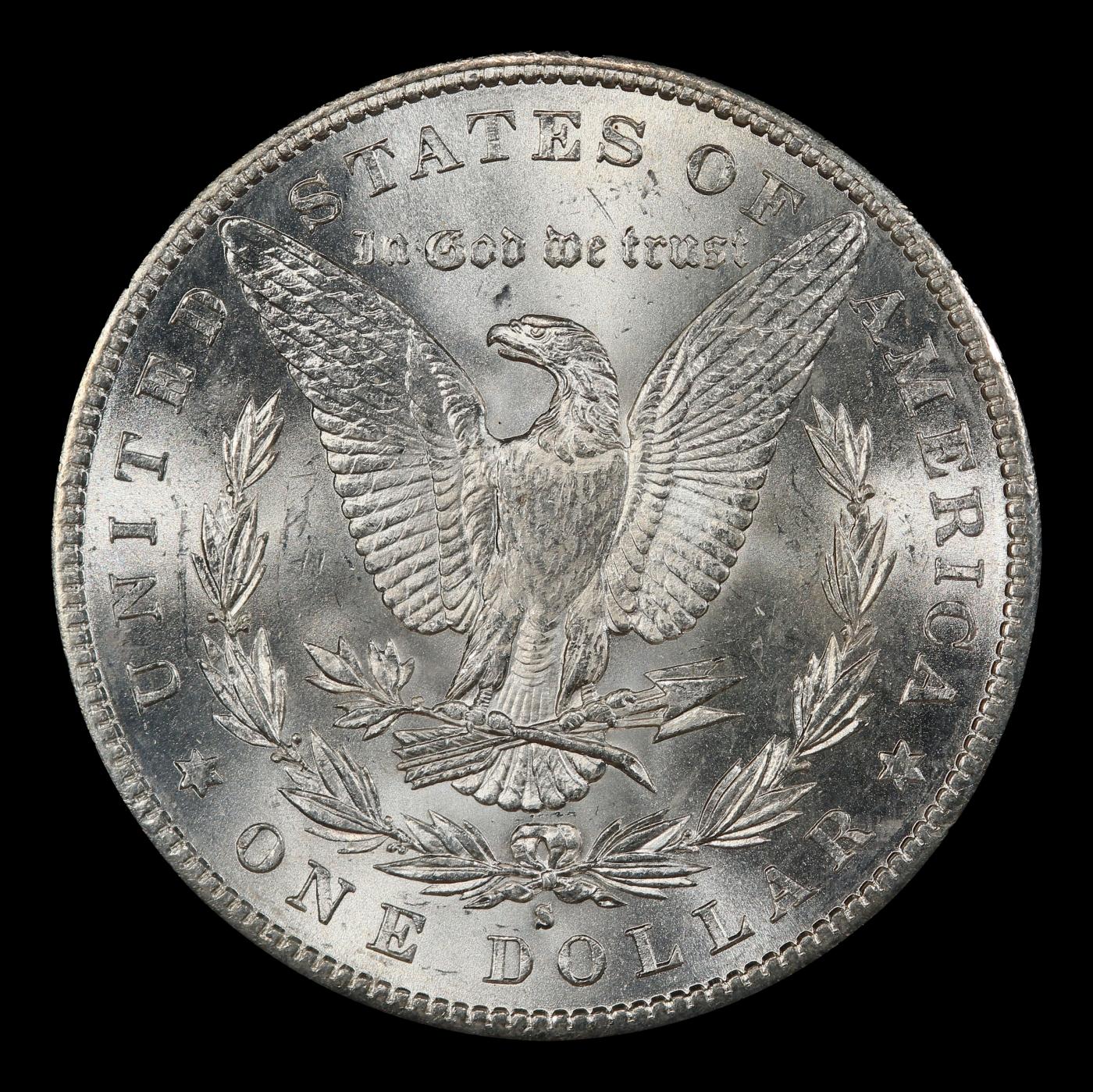 1885-s Morgan Dollar $1 ms65+ SEGS