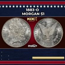 1883-o Morgan Dollar $1 Grades ms62+
