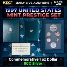 1997 United States Mint Prestige Proof Set With Box & COA