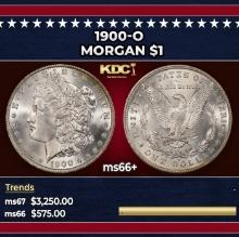 1900-o Morgan Dollar $1 ms66+ SEGS