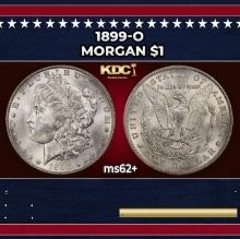 1899-o Morgan Dollar $1 Grades ms62+
