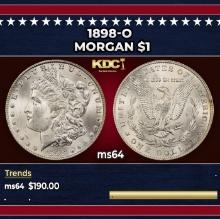 1898-o Morgan Dollar $1 Grades ms64