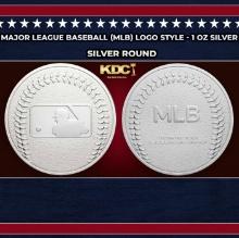 Major League Baseball (MLB) Logo Style - 1 oz Silver Round Round