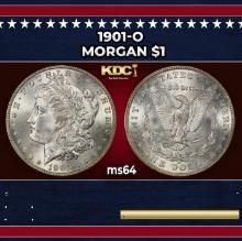1901-o Morgan Dollar $1 Grades ms64