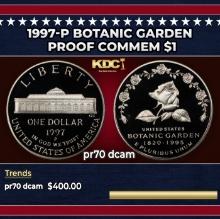 1997-P Botanic Garden Proof Modern Commem Dollar $1 pr70 dcam SEGS