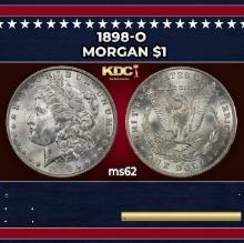 1898-o Morgan Dollar $1 Grades ms62