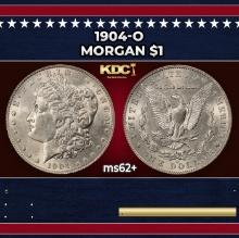 1904-o Morgan Dollar $1 Grades ms62+
