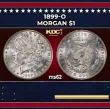 1899-o Morgan Dollar $1 Grades ms62