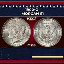 1900-o Morgan Dollar $1 Grades ms62+
