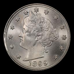 1899 Liberty Nickel TOP POP! 5c ms67+ SEGS